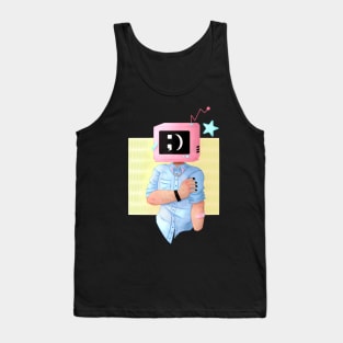 Winky Wonk TV Head Tank Top